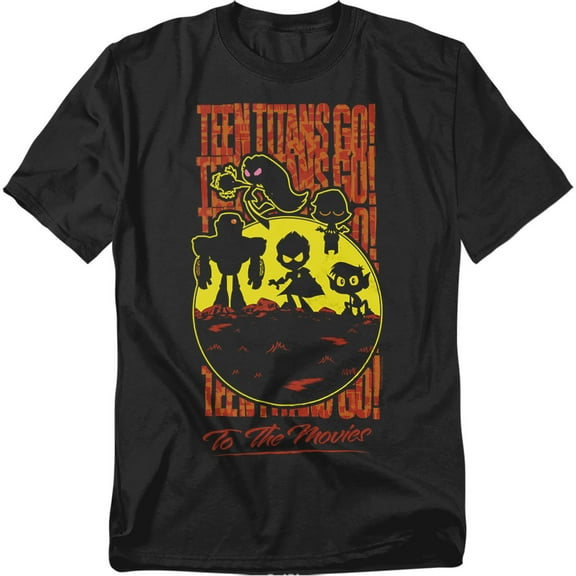 Teen Titans Go To The Movies T-Shirt Titans Silhouette Unisex Graphic Tee For Men & Women