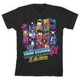 thumbnail image 1 of Teen Titans Go To The Movies Toddler Boy's Black Graphic Tee-3T, 1 of 2