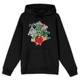 thumbnail image 1 of Teen Titans Go to the Movies Heroes Charging Men's Black Sweatshirt-5XLB, 1 of 5