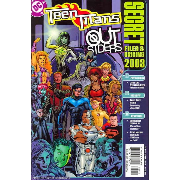 Teen Titans/Outsiders Secret Files 2003 #1 VF ; DC Comic Book
