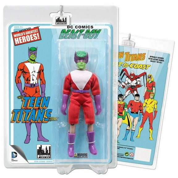 Teen Titans Retro 7 Inch Action Figures Series Two: Beast Boy (Green)