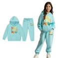 thumbnail image 1 of Teen Tracksuit Athletic Sweatsuits Sets 2 Piece Long Sleeve Jesus Loves Me Tracksuit Hoodie and Jogger Pants Fall Clothes Clothes for Teen Girls 12-13 Years, 1 of 4