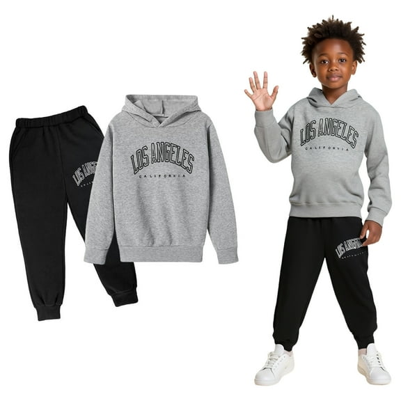 Teen Tracksuit Athletic Sweatsuits Sets,2 Piece Long Sleeve Letter Pattern Tracksuit Hoodie and Jogger Pants Fall Clothes Clothes for Girls 13-14 Years
