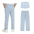 thumbnail image 1 of Teen Uniform Pants For Boys Pull On Chino Pants With Pockets Straight Pants Blue Uniform Pants Back To School Clothes For Boys Teen Preppy Clothes 11-12 Years, 1 of 5
