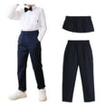 thumbnail image 1 of Teen Uniform Pants For Boys Pull On Chino Pants With Pockets Straight Pants Kids Purple Pants Boys Back To School Clothes Teen Boys Pants 17-18 Years, 1 of 5