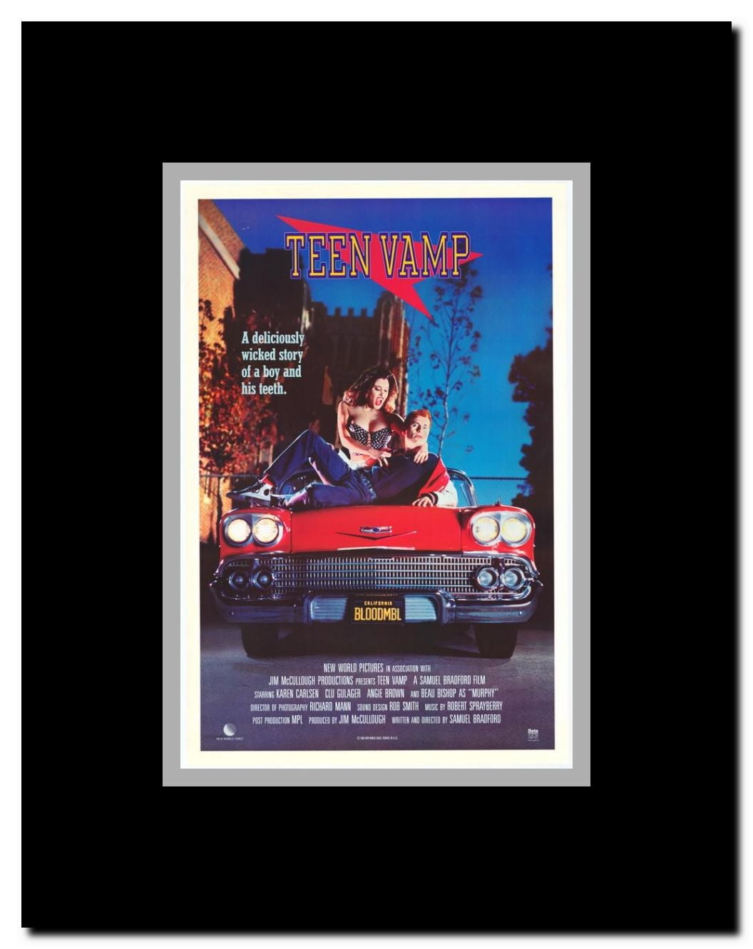 Teen Vamp Framed Movie Poster