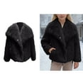 thumbnail image 1 of Teen Winter Coat Kids Black Fluffy Jacket for Girls Jacket Girls Warm Winter Coat Coats for Girls 13-14 Years, 1 of 4