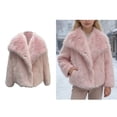thumbnail image 1 of Teen Winter Coats Girls Pink Girls Fluffy Jacket Jacket Girls Warm Winter Coat Size 13-14 Years Girls Winter Coat, 1 of 4