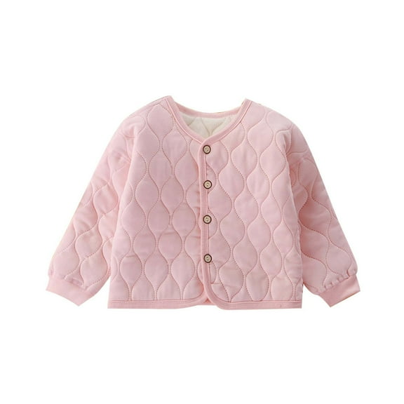 Teen Winter Jackets,Boys Puffer Jacket with Pocket Button Pink Jacket Solid Color Long Sleeve Teen Puffer Jacket Grils Winter Coats Size 13-14 Years