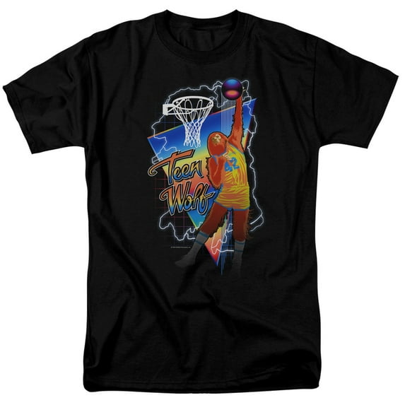 Teen Wolf Electric Wolf Adult 18/1 T-Shirt Black
