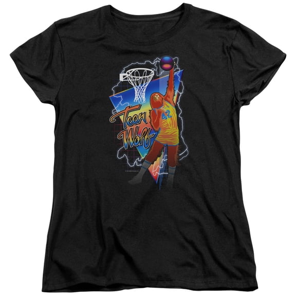 Teen Wolf Electric Wolf Women's T-Shirt Black