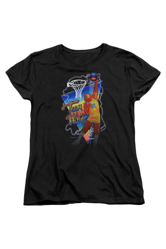 Teen Wolf Electric Wolf Women's T-Shirt Black