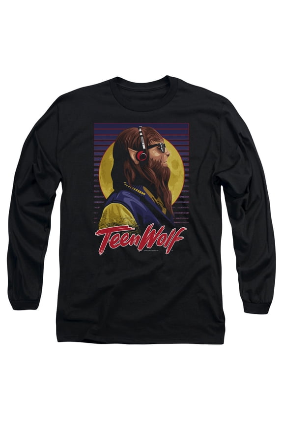 Teen Wolf - Headphone Wolf - Long Sleeve Shirt - XXX-Large