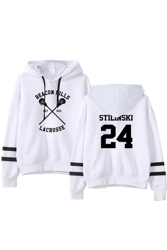 Teen Wolf Hoodie Unisex Long Sleeve Hooded Sweatshirt Stilinski Casual Pullover Clothes
