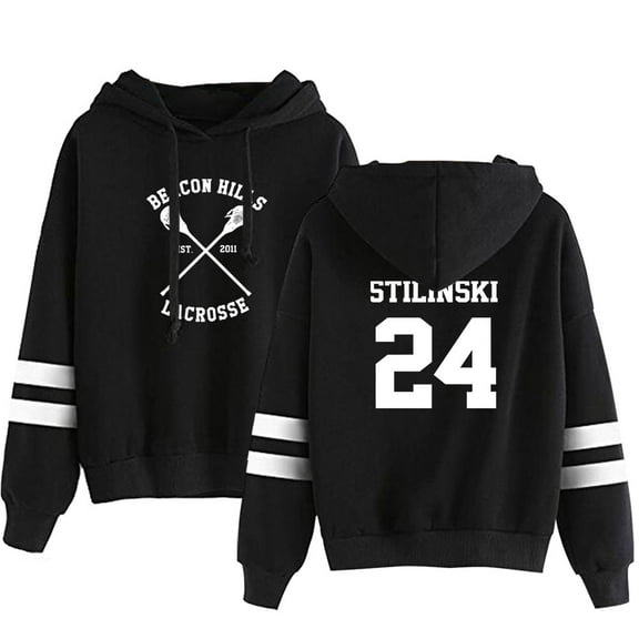 Teen Wolf Hoodie Women Men Long Sleeve Hooded Sweatshirt Stilinski Casual Pullover Tracksuit