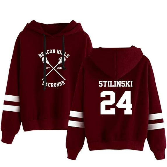 Teen Wolf Hoodie Women Men Long Sleeve Hooded Sweatshirt Stilinski Casual Pullover Tracksuit