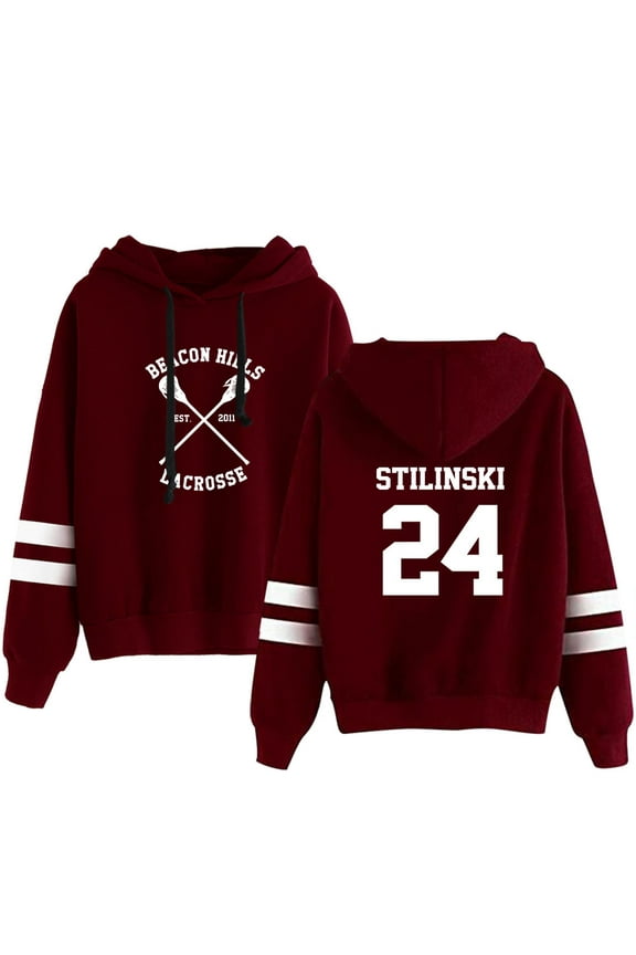 Hoodie Women Men Long Sleeve Hooded Sweatshirt Stilinski Casual Pullover Tracksuit
