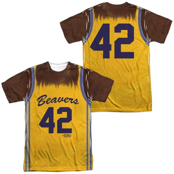 Teen Wolf Jersey Unisex Adult Sublimated Costume T Shirt (Front/Back), 2X-Large