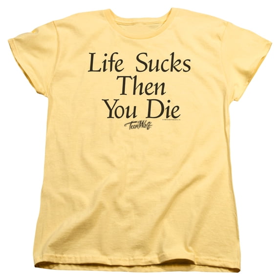 Teen Wolf - Life Sucks - Women's Short Sleeve Shirt - Small
