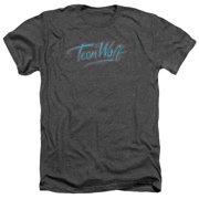 Teen Wolf - Neon Logo - Heather Short Sleeve Shirt - Large