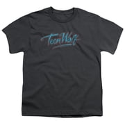 Teen Wolf - Neon Logo - Youth Short Sleeve Shirt - Medium