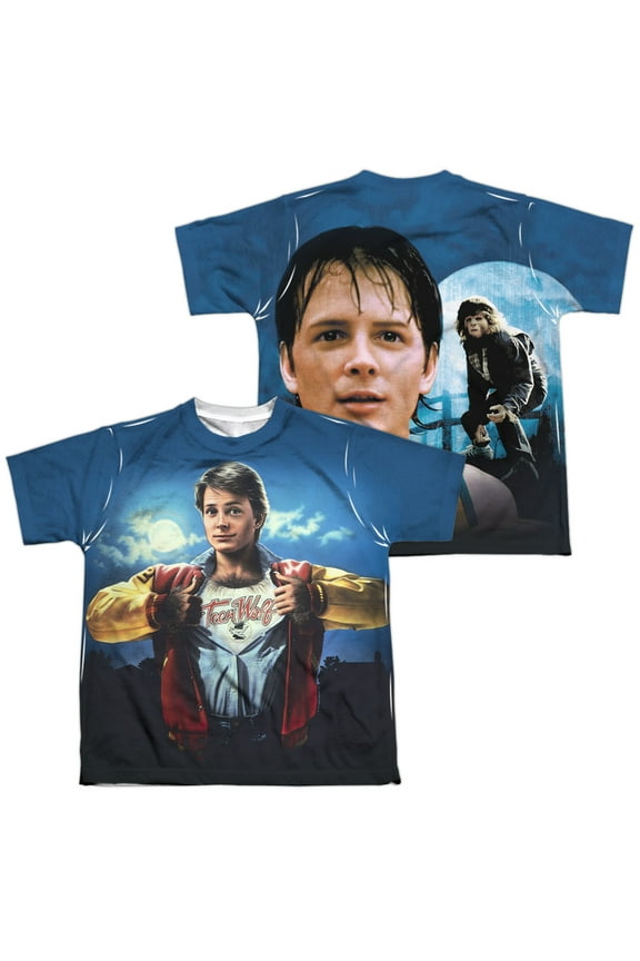 Teen Wolf Poster Sub Allover Print Officially Licensed Sublimation Youth T Shirt