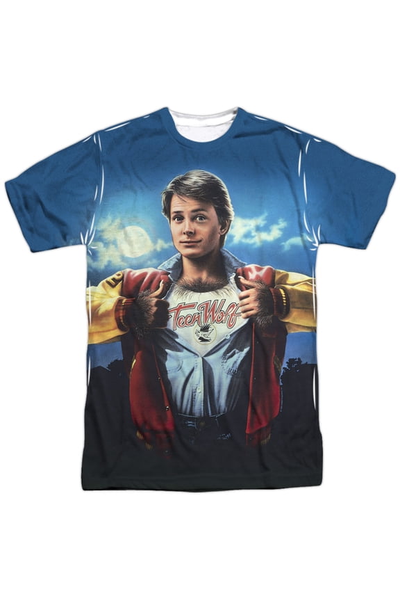 Teen Wolf Men's Poster Sub Sublimation T-shirt White