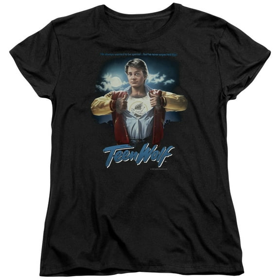 Teen Wolf - Poster - Women's Short Sleeve Shirt - Medium