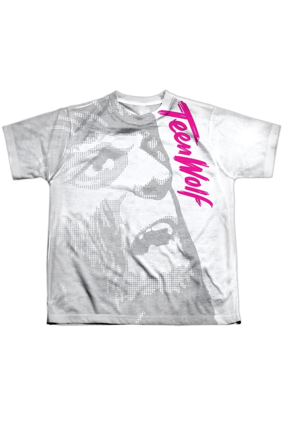 Teen Wolf - Silver Halftone - Youth Short Sleeve Shirt - X-Large