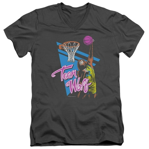 Teen Wolf - Slam Dunk - Slim Fit V Neck Shirt - Large