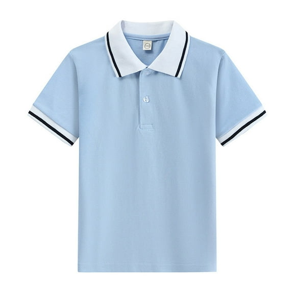 TeenBoys Polo Shirt Polo Shirt Short Sleeve Polo Boys Summer Polo Shirt 10-11 Years
