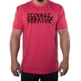 thumbnail image 1 of Teenage Daughter Survivor Funny Dad Shirts, Men's Funny Graphic T-shirts - Heather Red MH200DAD S16 3XL, 1 of 2