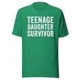 thumbnail image 1 of Teenage Daughter Survivor Shirt, Unisex, Popular Parenting Quote Shirt, Funny Parenting Shirt, Mothers Day Gift, Fathers Day Gift (Kelly, 2XL), 1 of 1