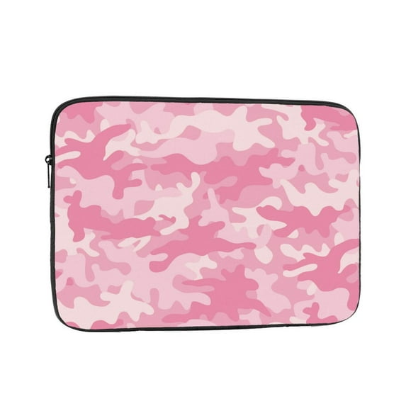 Teenage Girl Camouflage Portable Laptop Sleeve Compatible with MacBook Air Notebook Computer Case for Men Women College School Students