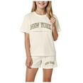 thumbnail image 1 of Teenage Girl Summer Outfits Girls Summer Outfits Sport T-Shirt and Shorts Set Cute Graphic Clothing Sets Tracksuit, 1 of 4