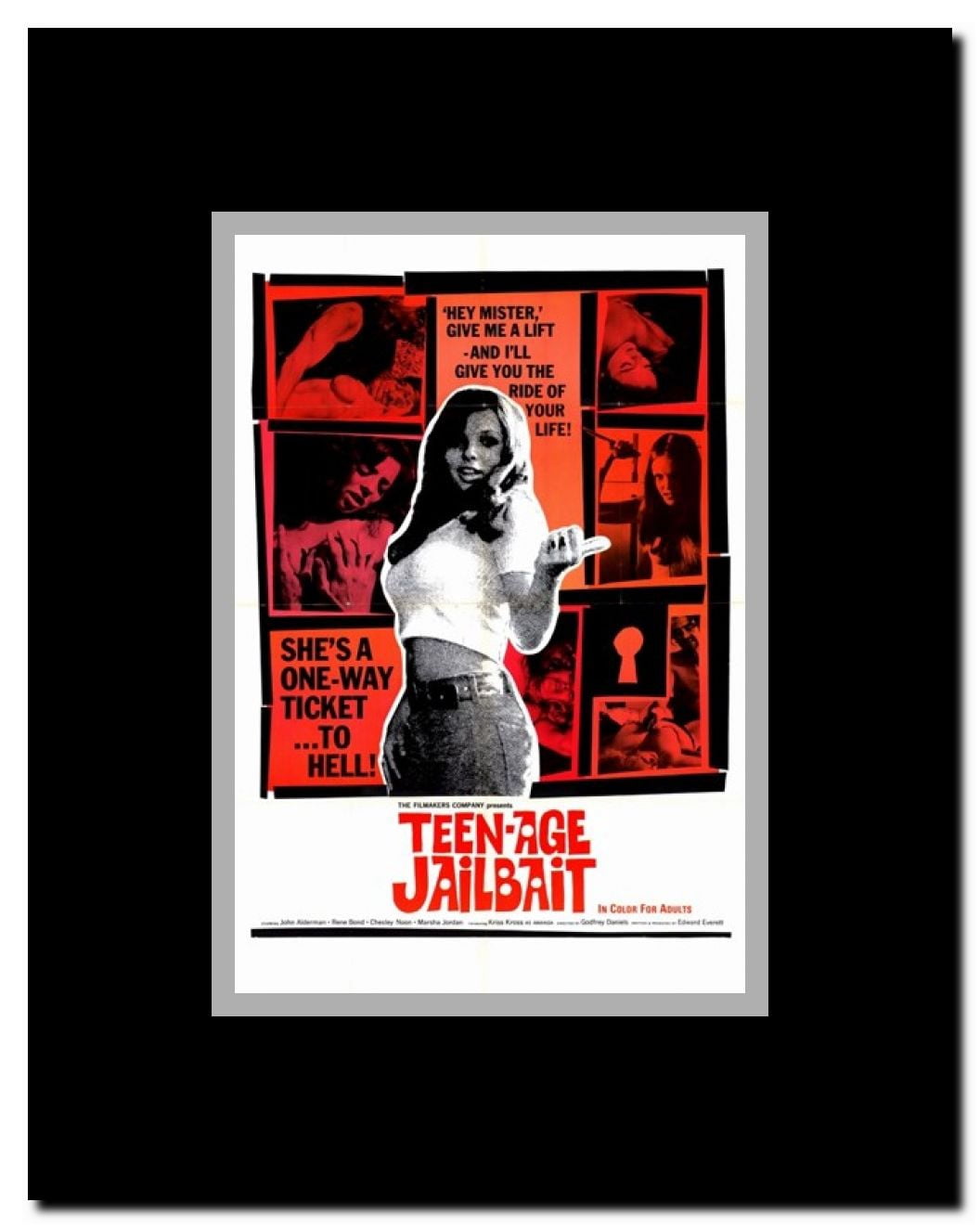 Teenage Jailbait Framed Movie Poster