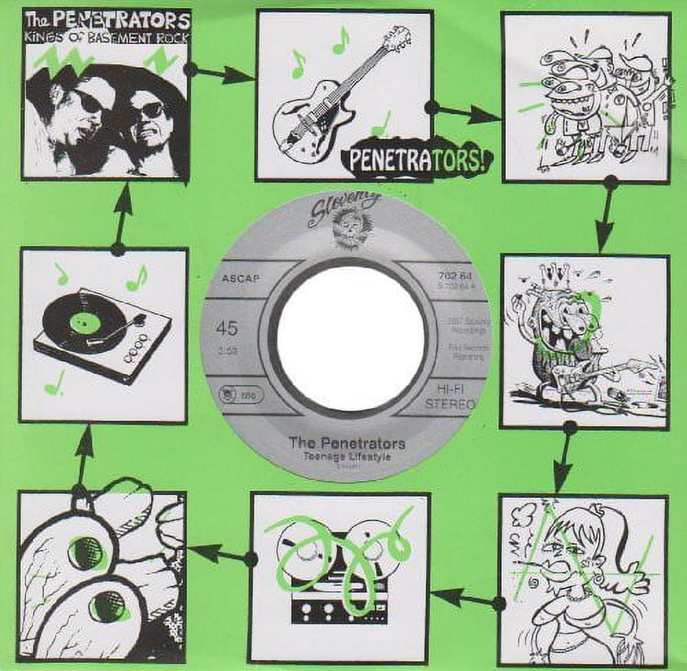 The Penetrators - Teenage Lifestyle - Music & Performance - Vinyl [7-Inch]