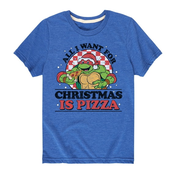 Teenage Muntant Ninja Turtle - All I Want For Christmas - Toddler And Youth Short Sleeve Graphic T-Shirt