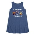thumbnail image 1 of Teenage Muntant Ninja Turtle - Chillin Like A Villain - Toddler and Youth Girls A-line Dress, 1 of 5