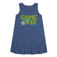 thumbnail image 1 of Teenage Muntant Ninja Turtle - Game On Leo - Toddler and Youth Girls A-line Dress, 1 of 5