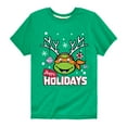 thumbnail image 1 of Teenage Muntant Ninja Turtle - Happy Holidays - Toddler And Youth Short Sleeve Graphic T-Shirt, 1 of 5