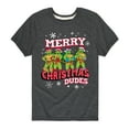 thumbnail image 1 of Teenage Muntant Ninja Turtle - Merry Christmas Dude - Toddler And Youth Short Sleeve Graphic T-Shirt, 1 of 5