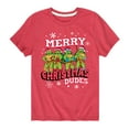 thumbnail image 1 of Teenage Muntant Ninja Turtle - Merry Christmas Dude - Toddler And Youth Short Sleeve Graphic T-Shirt, 1 of 5