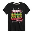 thumbnail image 1 of Teenage Muntant Ninja Turtle - Merry Christmas Dude - Toddler And Youth Short Sleeve Graphic T-Shirt, 1 of 5
