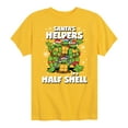 thumbnail image 1 of Teenage Muntant Ninja Turtle - Santas Helpers In A Half Shell - Toddler And Youth Short Sleeve Graphic T-Shirt, 1 of 5