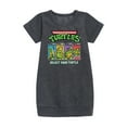 thumbnail image 1 of Teenage Muntant Ninja Turtle - Select Your Turtle Video Game - Toddler And Youth Girls Fleece Dress, 1 of 4