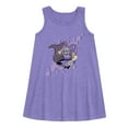 thumbnail image 1 of Teenage Muntant Ninja Turtle - Shredder Pixels - Toddler and Youth Girls A-line Dress, 1 of 4