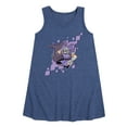 thumbnail image 1 of Teenage Muntant Ninja Turtle - Shredder Pixels - Toddler and Youth Girls A-line Dress, 1 of 5