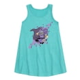 thumbnail image 1 of Teenage Muntant Ninja Turtle - Shredder Pixels - Toddler and Youth Girls A-line Dress, 1 of 4