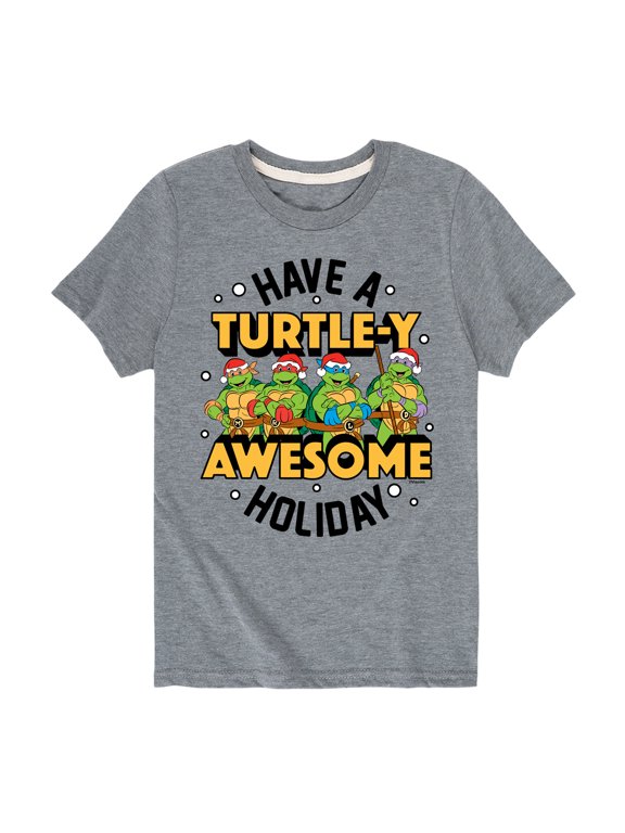 - Turtley Awesome Group Boys' Short Sleeve Graphic T-Shirt
